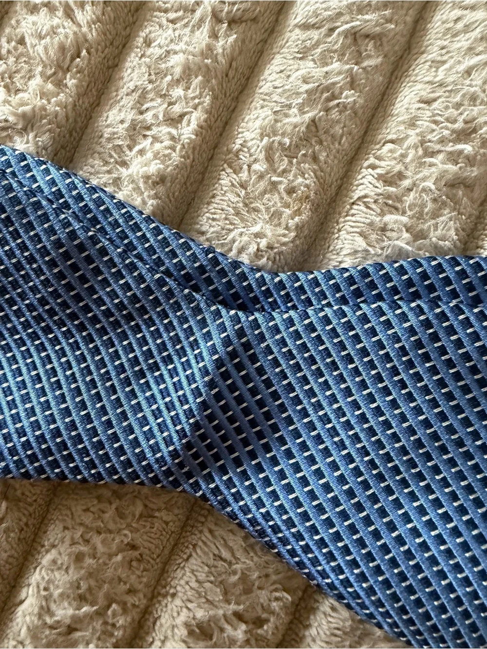 Brooks Brothers Blue Textured Bow Tie